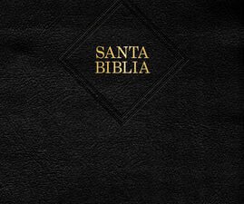 Spanish Giant Print Bible with Index in Red Letter Edition