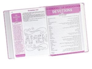 ESV My Creative Bible Pink Salsa Hardcover Luxleather
