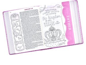 ESV My Creative Bible Purple Glitter Hardcover cover