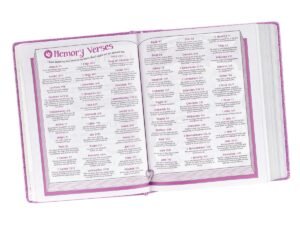 ESV My Creative Bible Purple Glitter Hardcover design