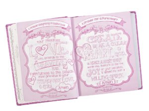 ESV My Creative Bible Purple Glitter Hardcover detail