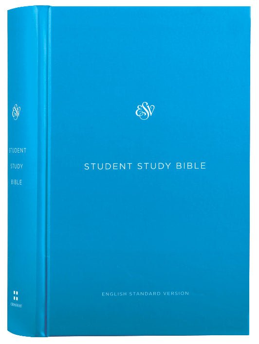 ESV Student Study Bible with Light Blue cover and Black Letter Edition