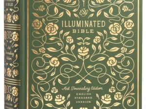 Illuminated ESV Bible Art Journaling Edition with green cover and paper dust jacket