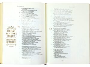 ESV Illuminated Bible Art Journaling Edition Black Letter, Burgundy Leather cover detail