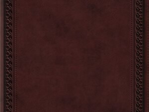 ESV Premium Gift Bible with Mahogany Border Design and Black Letter Edition