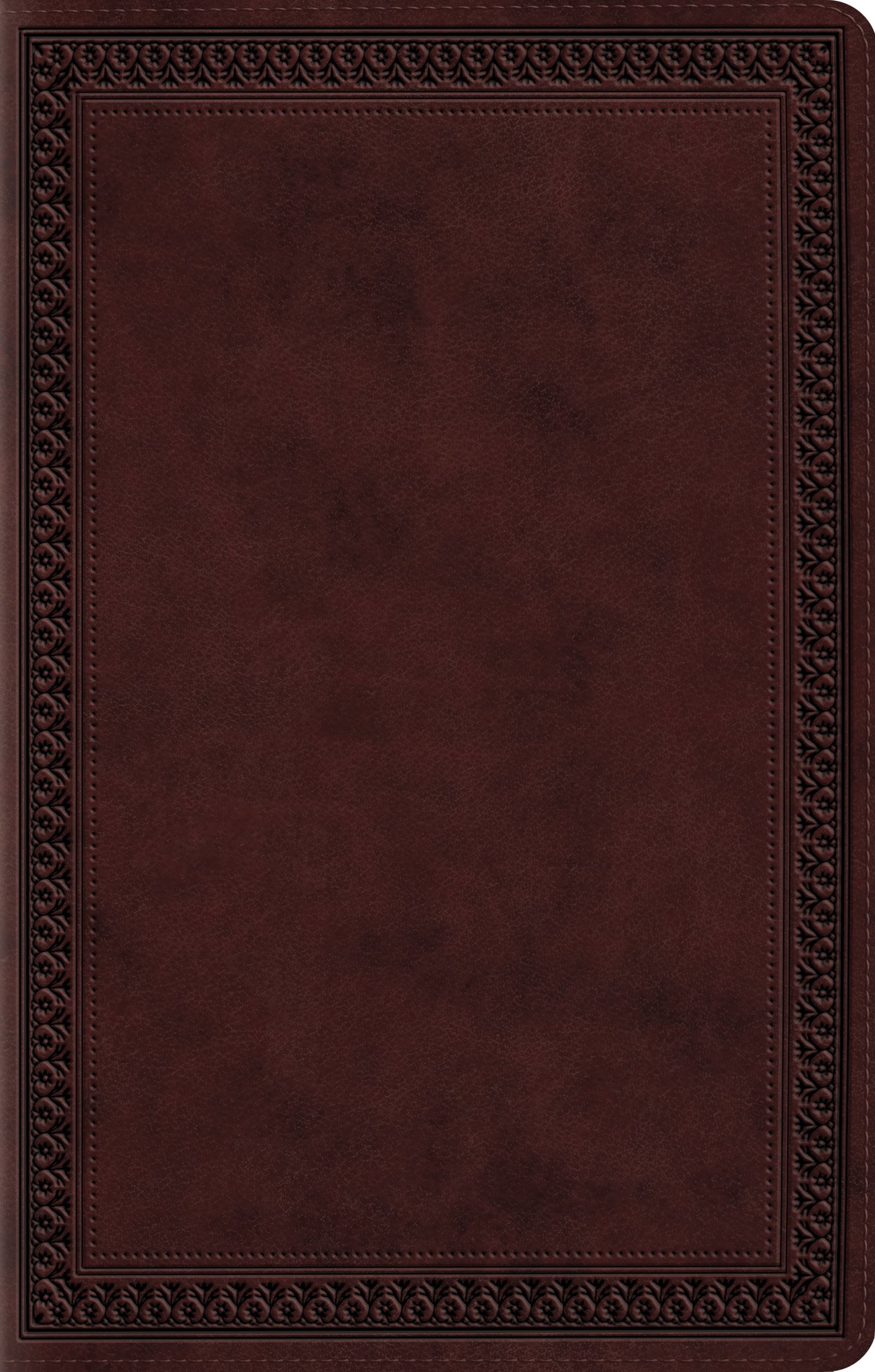 Esv Premium Gift Bible - Mahogany Border Design (black Letter)