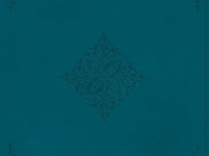 ESV Journaling Bible Deep Teal Fleur-De-Lis Design