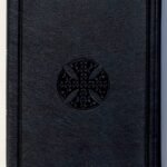 Navy Mosaic Cross Design ESV Premium Gift Bible in Black Letter Edition