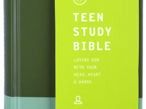 Close-up of ESV Teen Study Bible Blush/Caramel book cover