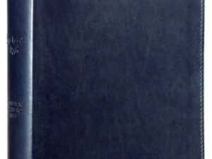 Timeless navy leather She Reads Truth Bible, expertly crafted for the discerning woman.