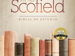 RVR 1960 Scofield Study Hardcover Bible in Spanish, a detailed and annotated edition for in-depth study.