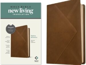 NLT Thinline Reference Bible, Filament Enabled Edition, Red Letter Edition, leather-look cover, slim design, Bible study, Chr