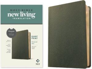 NLT Personal Size Giant Print Bible Filament Enabled Edition Olive Green (Red Letter Edition)