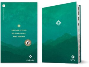 Biblia de estudio del diario vivir para jóvenes NTV (Tapa dura, Verde, Índice, Letra Roja, Habilitada para Filament)(Spanish Edition)