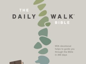 The NLT Daily Walk Bible (Stepping Stones Dark Taupe, Filament Enabled)