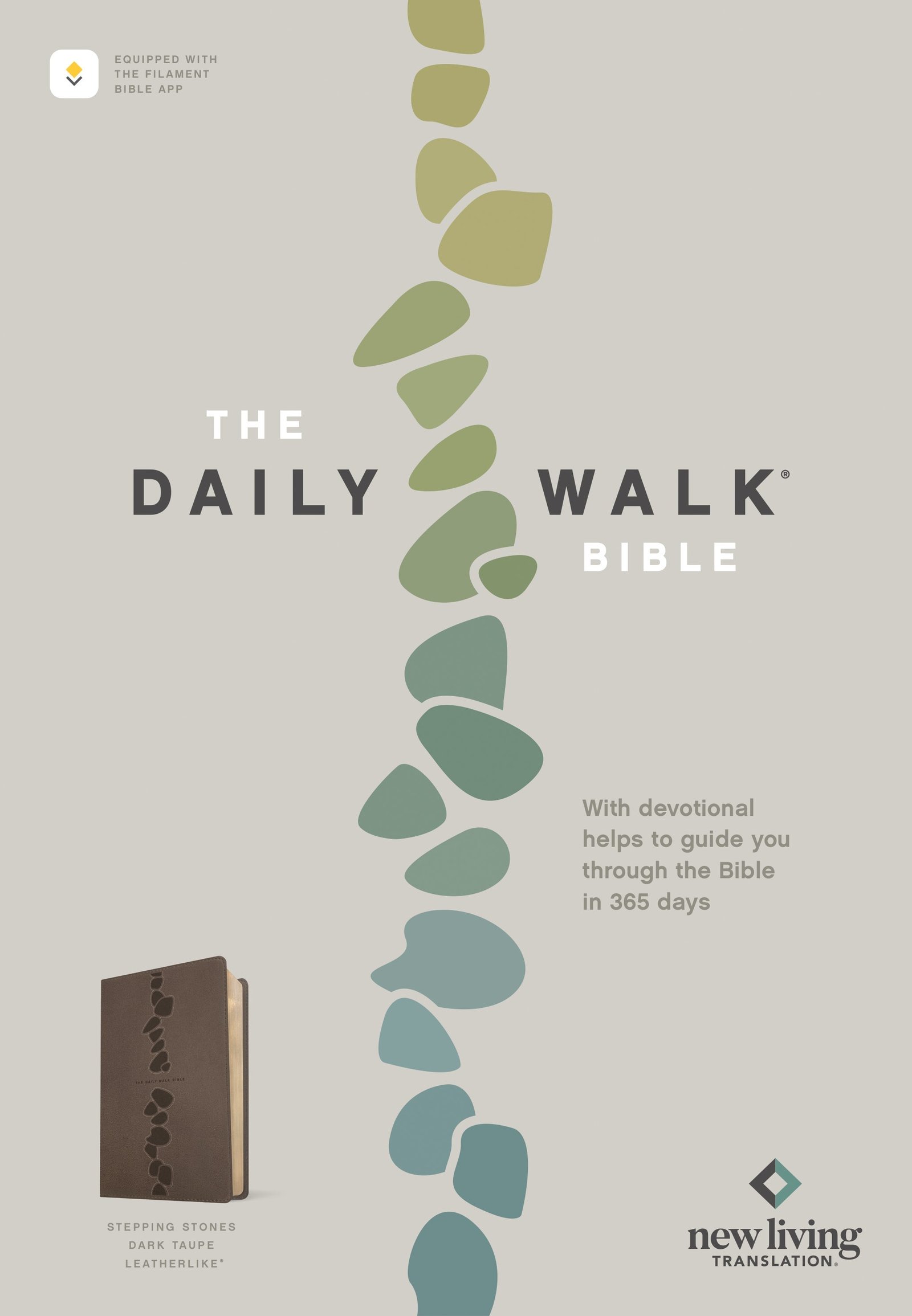 Nlt Daily Walk Bible, Devotional Journaling Bible With Wide Margin And