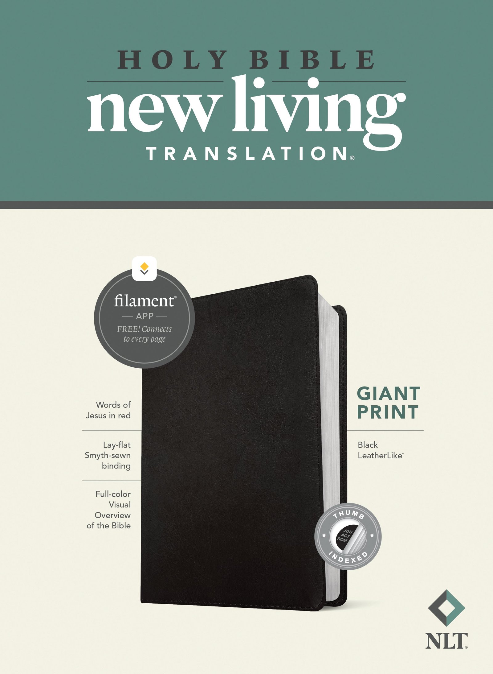 Buy Nlt Bible Online - Nlt Giant Print Bible (filament-enabled Edition