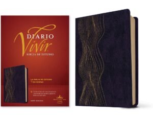 RVR60 Biblia de estudio del diario vivir Morado oscuro (Letra Roja) (RVR60 Daily Living Study Bible Dark Purple Red Letter, Spanish Edition)