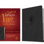 RVR60 Biblia de estudio del diario vivir letra grande Carbón (Letra Roja) (RVR60 Daily Living Study Bible Large Print Charcoal Red Letter, Spanish Edition)