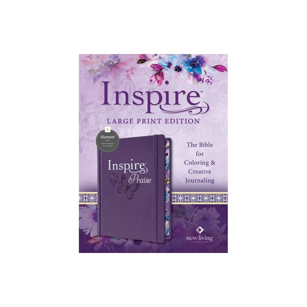New Living Translation Inspire Bible Large Print Black Letter Edition