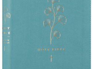 NLT Premium Gift Bible with Teal Cross and Red Letter Edition