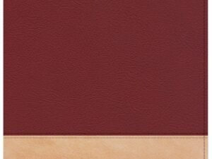 CSB Large Print Personal Size Reference Bible Crimson/Tan (Red Letter Edition)