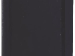 Bible with journaling space in a classic black leather design.
