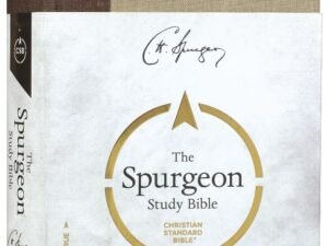 Elegant Brown/Tan Leather Bound CSB Spurgeon Study Bible