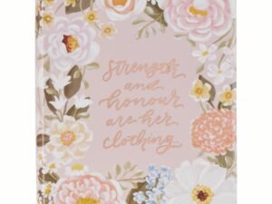 Personalized KJV Journaling Bible in Pink Floral design