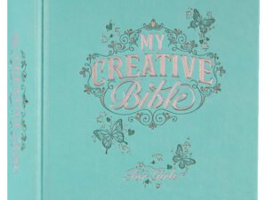 ESV My Creative Bible for Girls, a teal butterfly design, a beautifully crafted Bible for young girls.