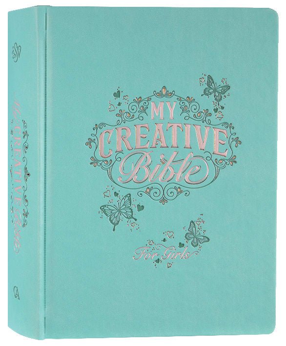 Esv My Creative Bible For Girls Teal Butterfly