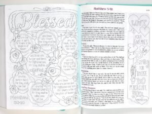 ESV My Creative Bible for Girls Teal Butterfly product image