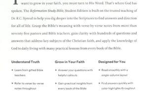 ESV Reformation Study Bible Student Edition