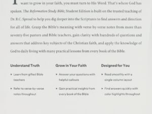 ESV Reformation Study Bible Student Edition, a trusted study Bible designed for in-depth student learning.