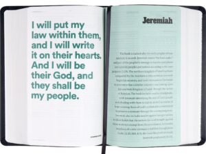 Inside pages of the ESV Reformation Study Bible Student Edition, a comprehensive study Bible for students.