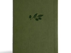 CSB Giant Print Single-Column Bible, Olive (Black Letter Edition)