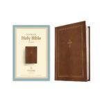 NLT Catholic Holy Bible, Gift Edition, Brown (Black Letter Edition) Bible for Catholic readers