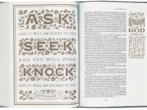ESV Illuminated Bible, Art Journaling Edition (Paris Sky, Colossians 3:16 Design)