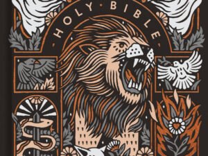 ESV Single Column Journaling Bible (Red Letter Edition) (Joshua Noom, The Lion And The Lamb)