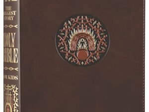 ESV The Biggest Story Holy Bible for Kids in Brown Living Hope Design Indexed Black Letter Edition