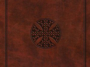 ESV Value Compact Bible Chestnut, Mosaic Cross Design