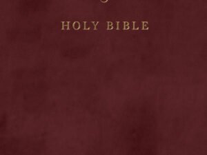 Burgundy leather gift and award bible, English Standard Version