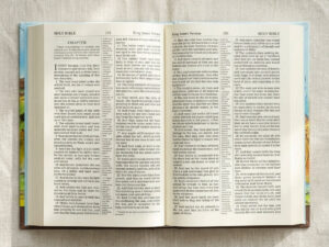 Children's Hardcover Bible — Internal Typography Spread | Generated by Modelize