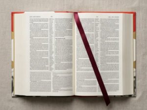Study Bible — Reader's Flat Lay | Generated by Modelize