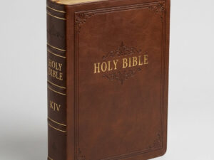 Hardcover Bible — Angled Hero Shot | Generated by Modelize