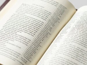Holy Bible — Interior Typography Detail | Generated by Modelize