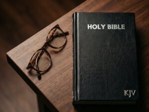 Hardcover Bible — Reading Corner | Generated by Modelize