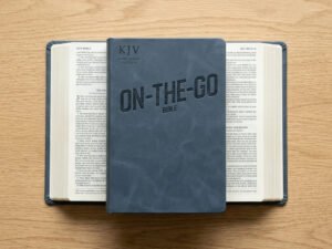 Compact Bible — Organized Flat Lay | Generated by Modelize