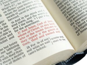 Compact Bible — Interior Detail Close-up | Generated by Modelize