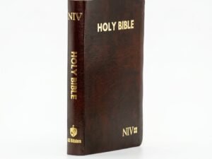 Studio photo of NIV Holy Bible Medium, Burgundy Aristo in hero